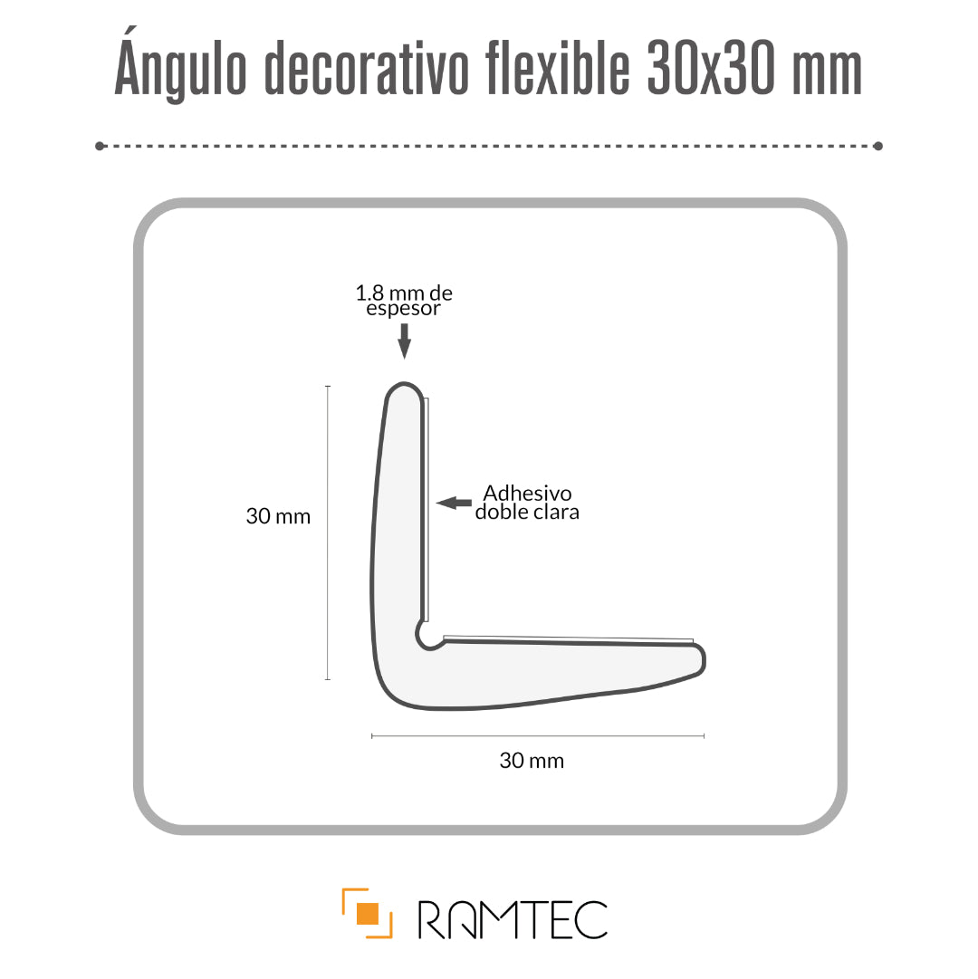 Angulo Flexible De 30 mm