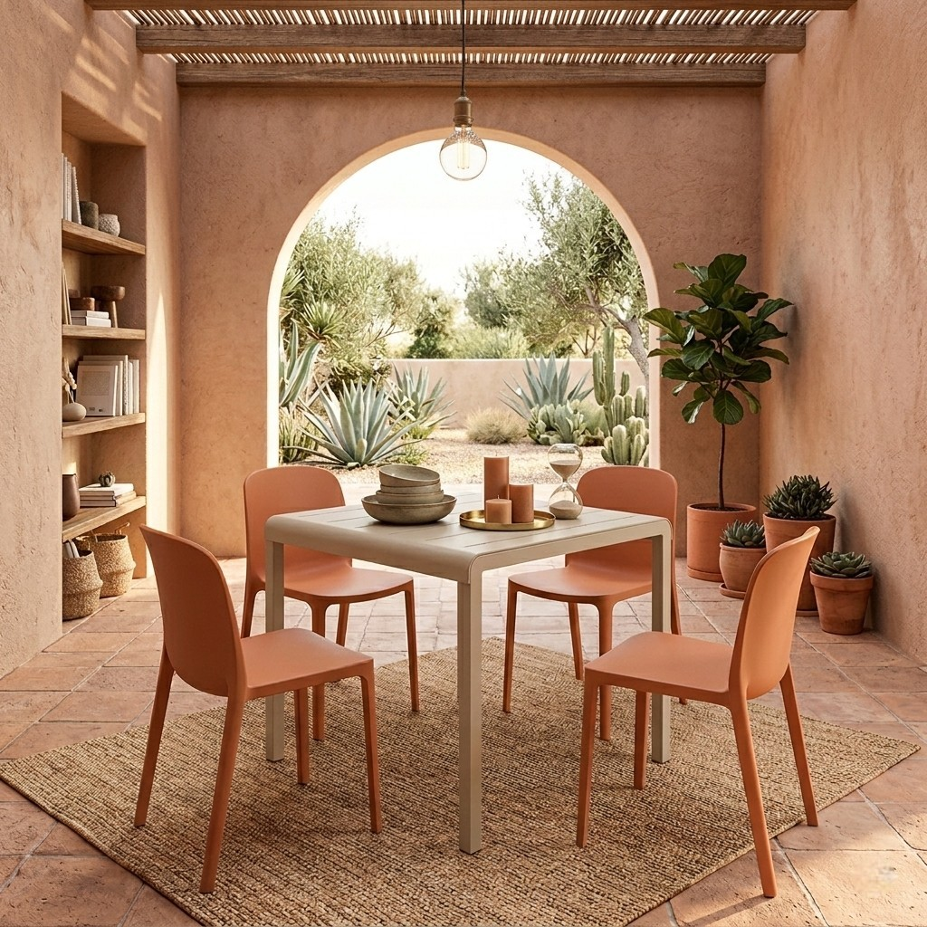 Silla Jameos Moderna Minimalista Resistente Exterior
