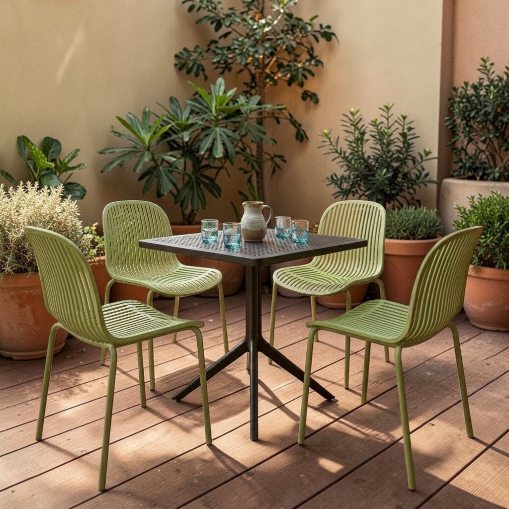 Silla Timanfaya Moderna Ligera Resistente  (Set De 4)