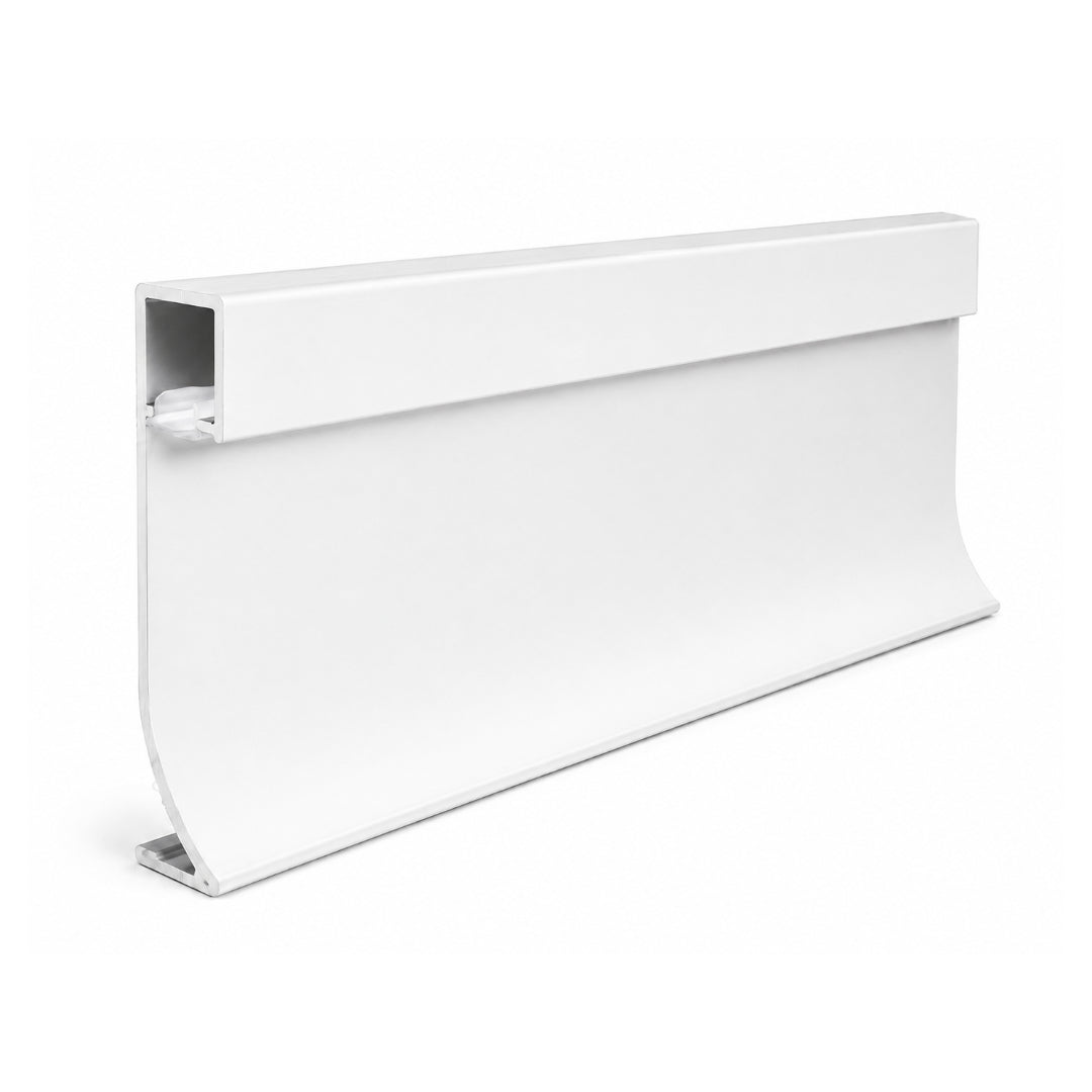 Zoclo Aluminio Para Luz Led Indirecta Pegado