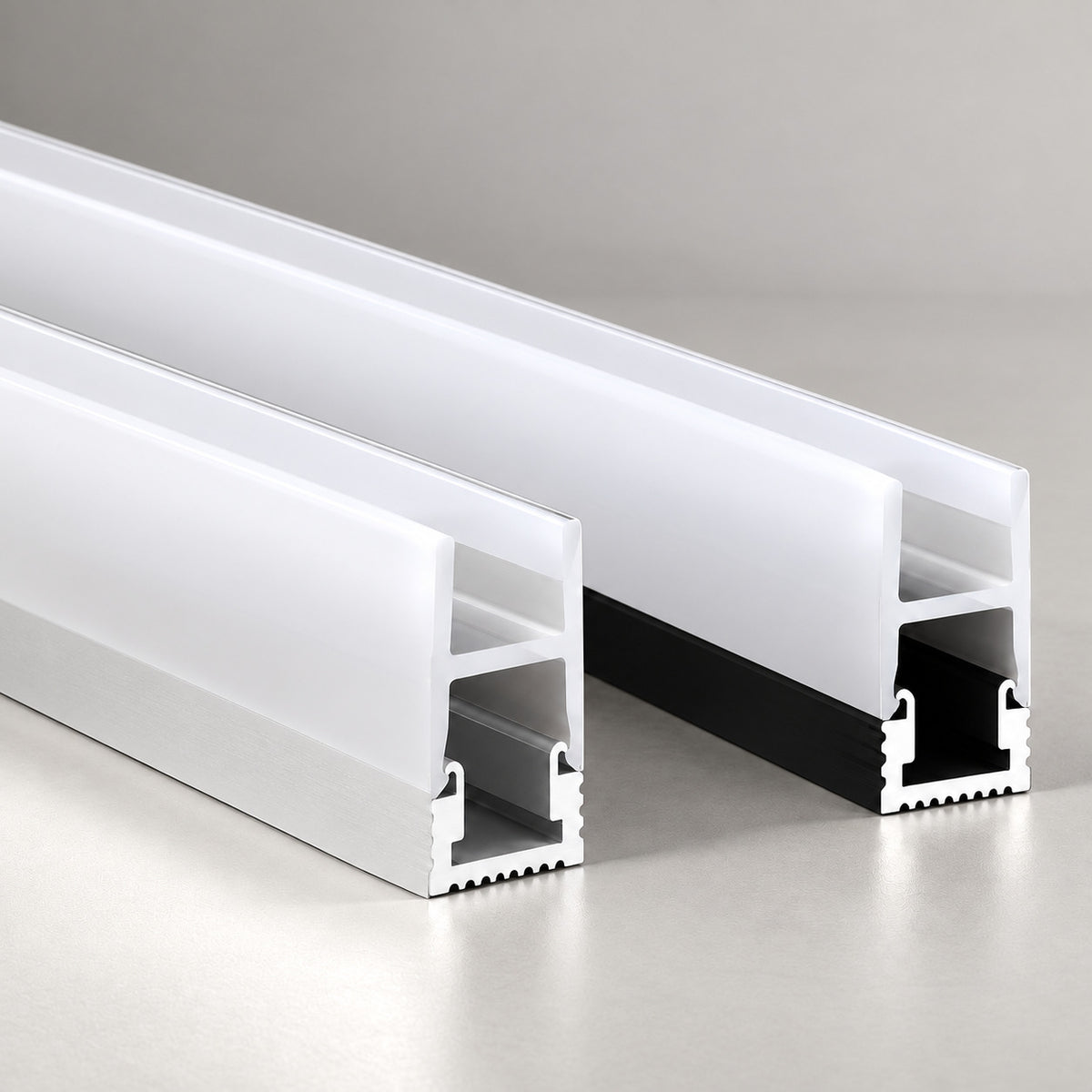 Canaleta de Aluminio para Tira LED 10 mm con Difusor
