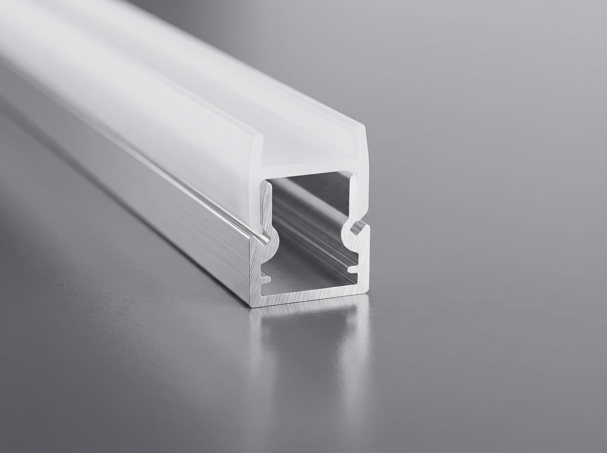 Canaleta de Aluminio para Tira LED 10 mm con Difusor