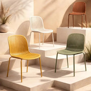 Silla Timanfaya Moderna Ligera Resistente  (Set De 4)