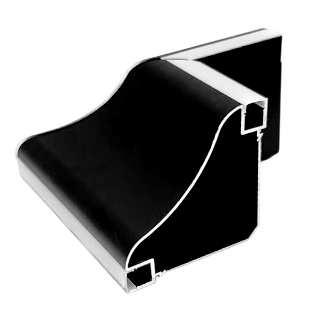Esquinero Conector Para Zoclo Luz led Doble Iluminar Techo