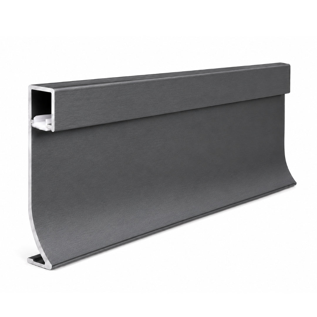 Zoclo Aluminio Para Luz Led Indirecta Pegado