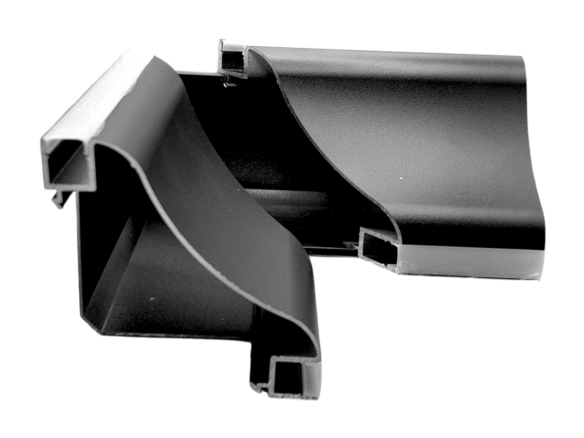 Esquinero Conector Para Zoclo Luz led Doble Iluminar Techo