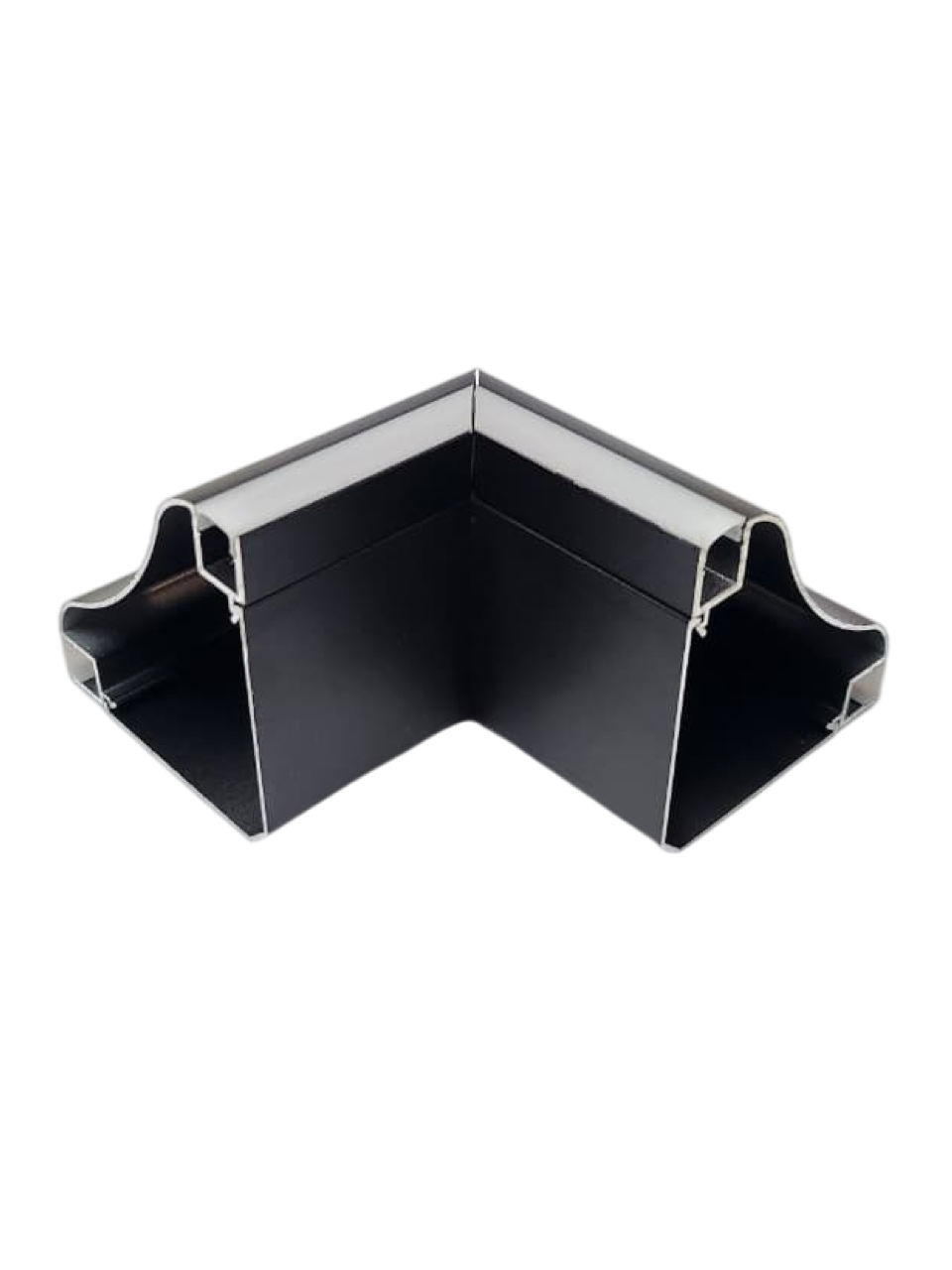 Esquinero Conector Para Zoclo Luz led Doble Iluminar Techo