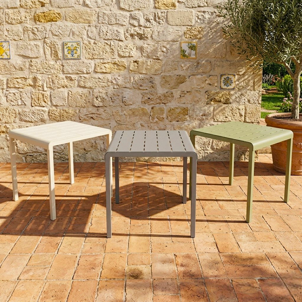 Mesa Canaria Moderna Minimalista Resistente Exterior