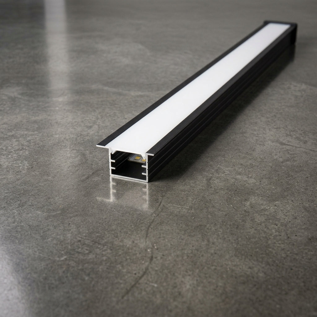 Canaleta de Aluminio para Tira LED de 14.5 mm (Con Ceja / Sin Ceja)