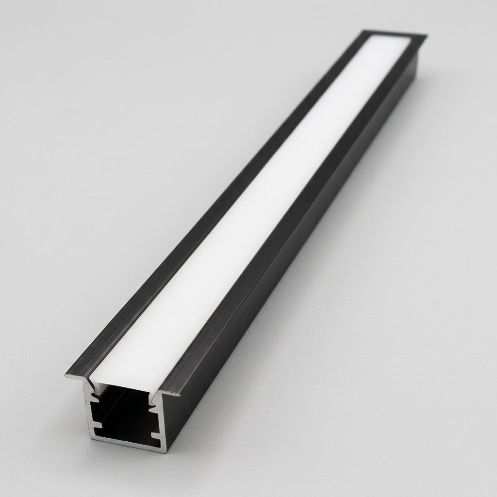 Canaleta de Aluminio para Tira LED 10 mm con Difusor