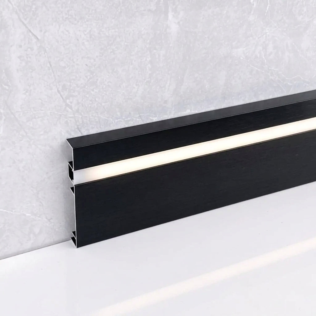 Zoclo Aluminio Luz Led Directa Aluminio