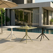 Mesa Palma Cuadrada Moderna Minimalista Resistente Exterior