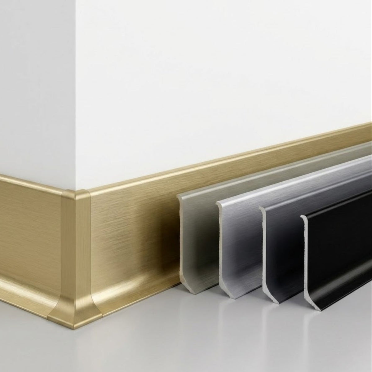 Zoclo de Aluminio Liso Modelo 1