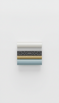Zoclo decorativo de PVC color blanco