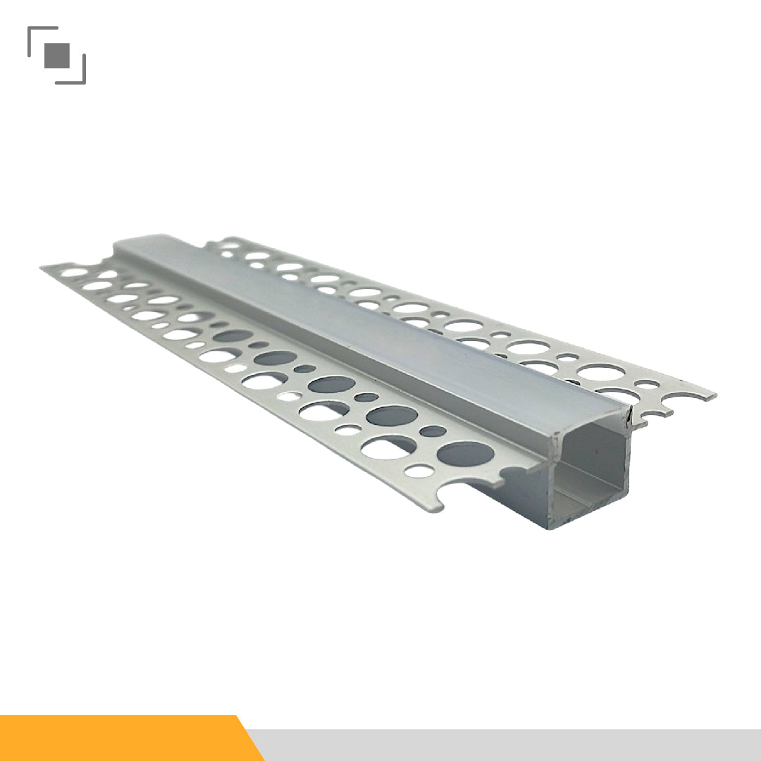 Canaleta Para Empotrar Con Difusor Para Tira Led 12.5 mm