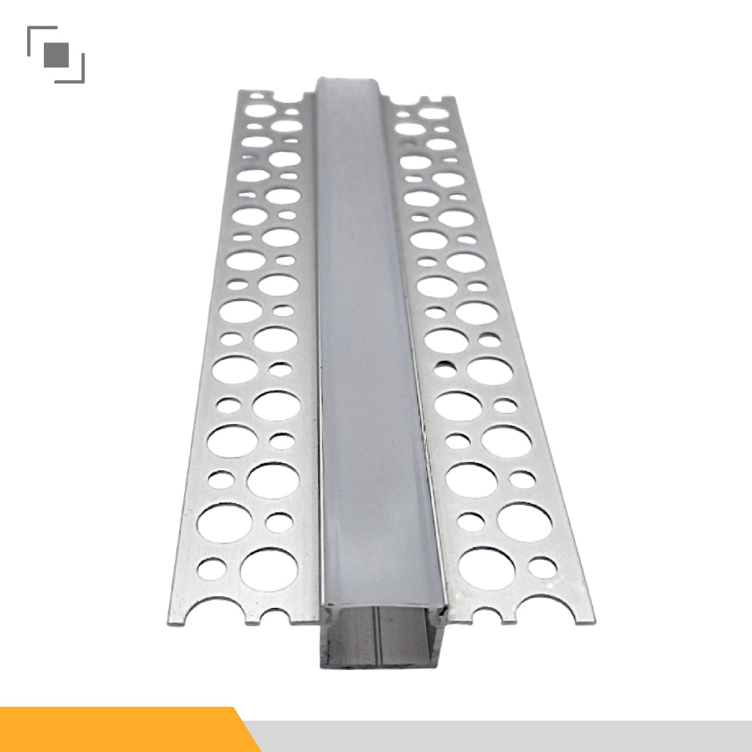 Canaleta Para Empotrar Con Difusor Para Tira Led 12.5 mm