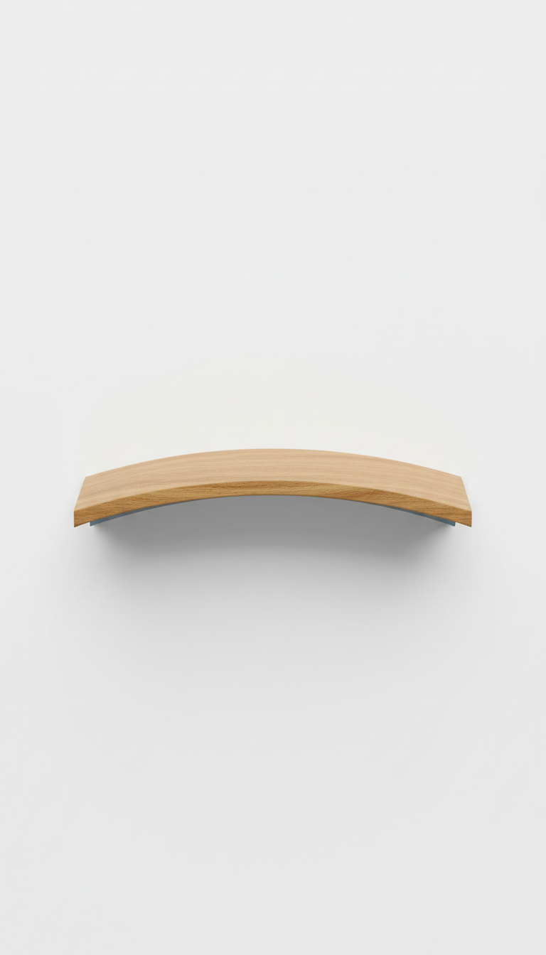 Listón de transición personalizado en madera natural